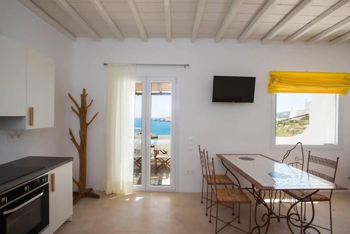 Amazing Views At Agios Sostis Beach In Mykonos 빌라 그리스